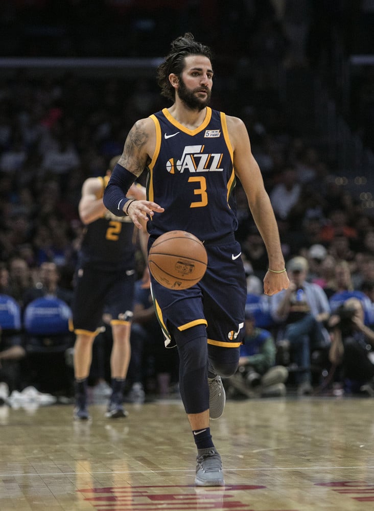 Los Jazz ganan en San Antonio con 34 puntos de Ricky Rubio