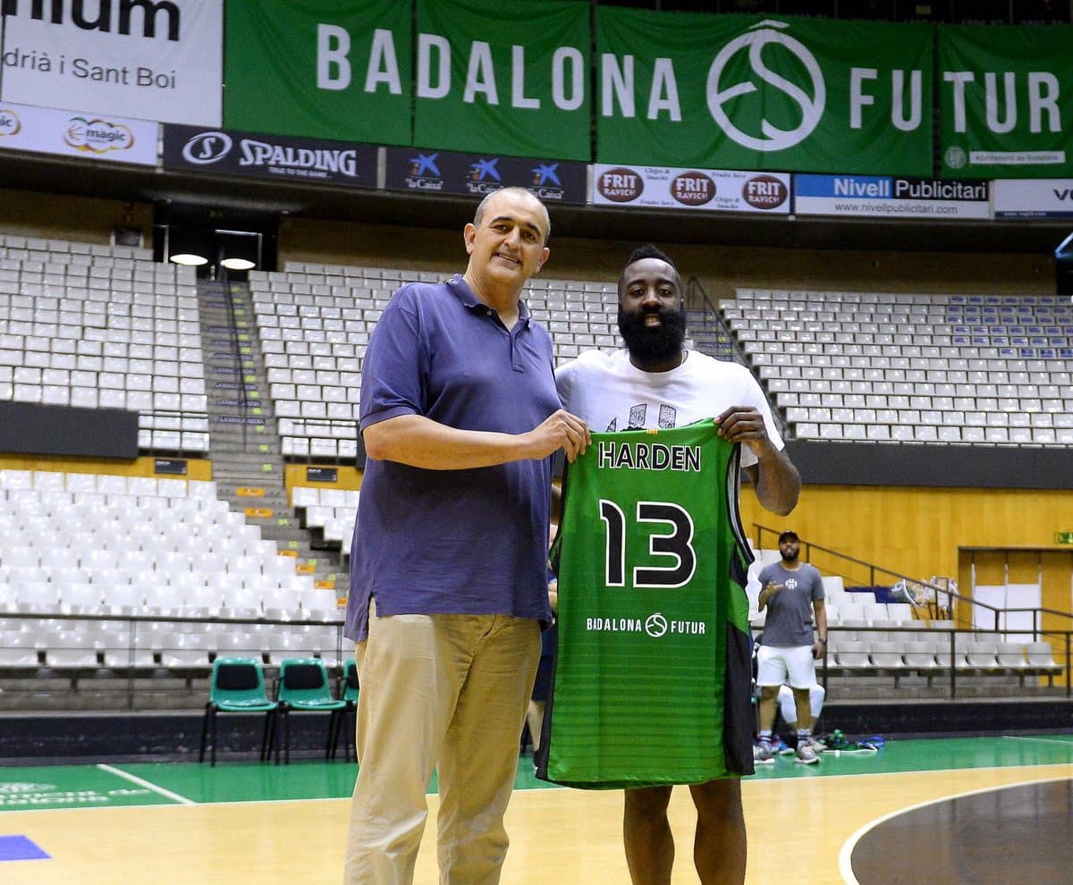 Harden entrena en Badalona y ya tiene su camiseta del Joventut