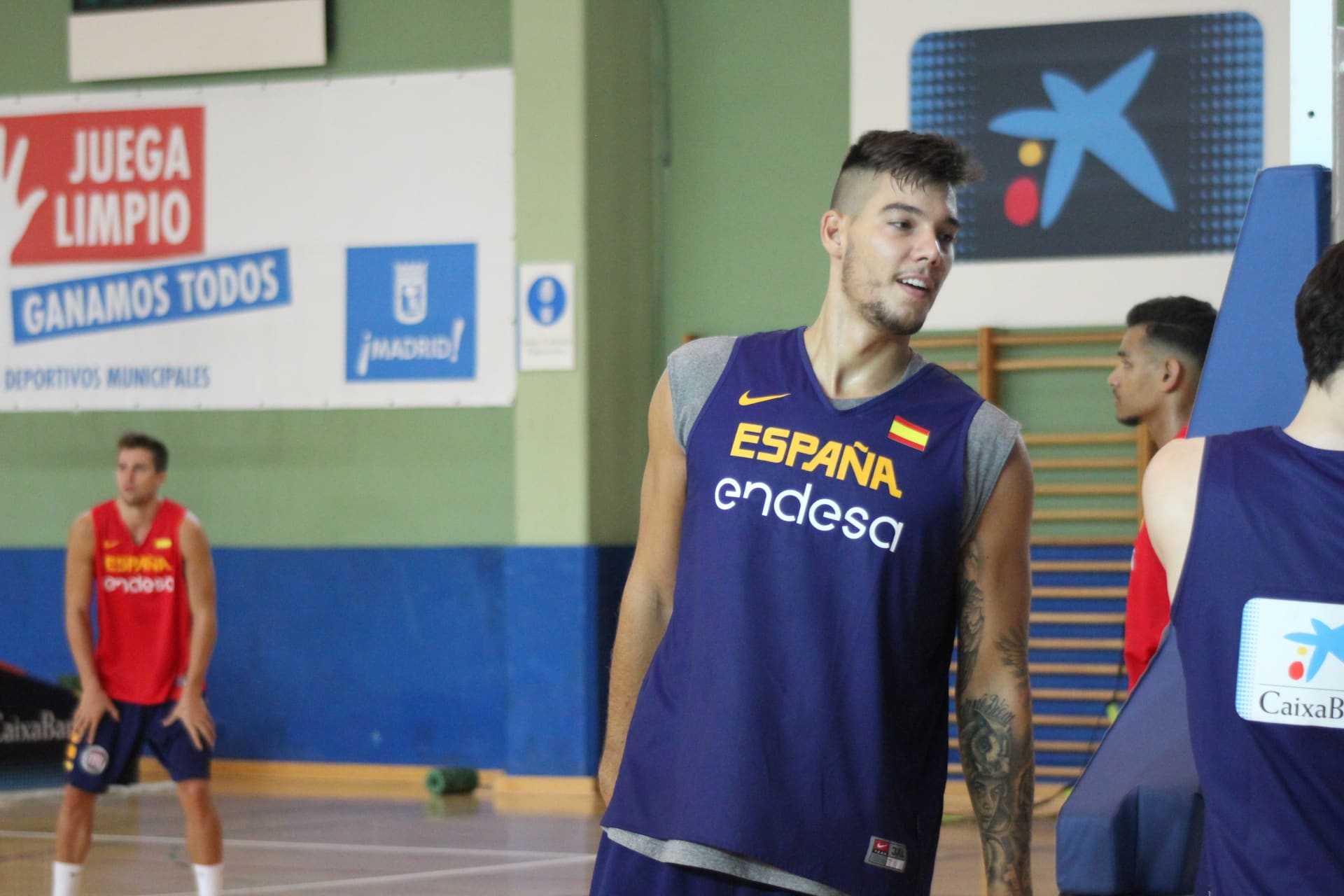 Willy Hernangómez exhibe su buena forma en la Liga de Verano