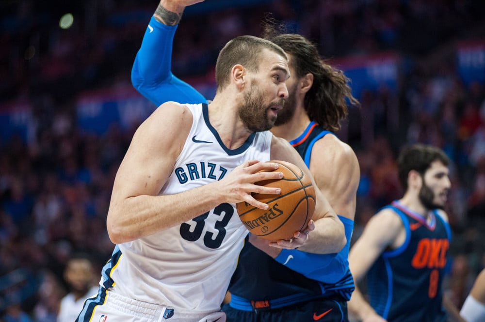 Marc Gasol ya es el máximo reboteador de la historia de Grizzlies