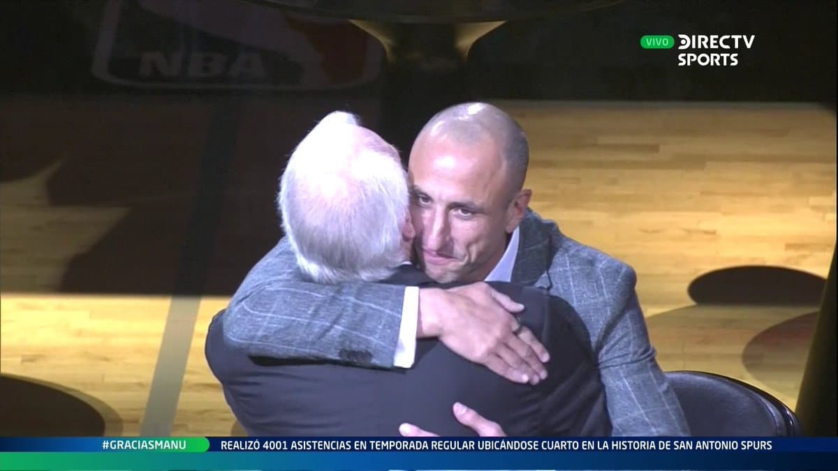 Manu Ginóbili ya es leyenda en el AT&T Center