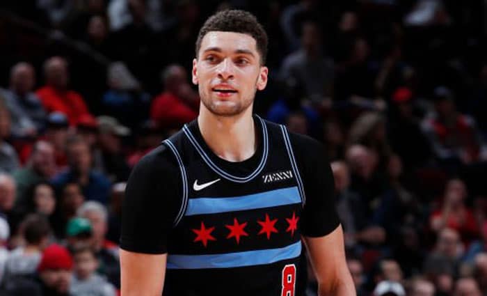 Zach LaVine anota 39 y derrota a los Sixers en el último momento