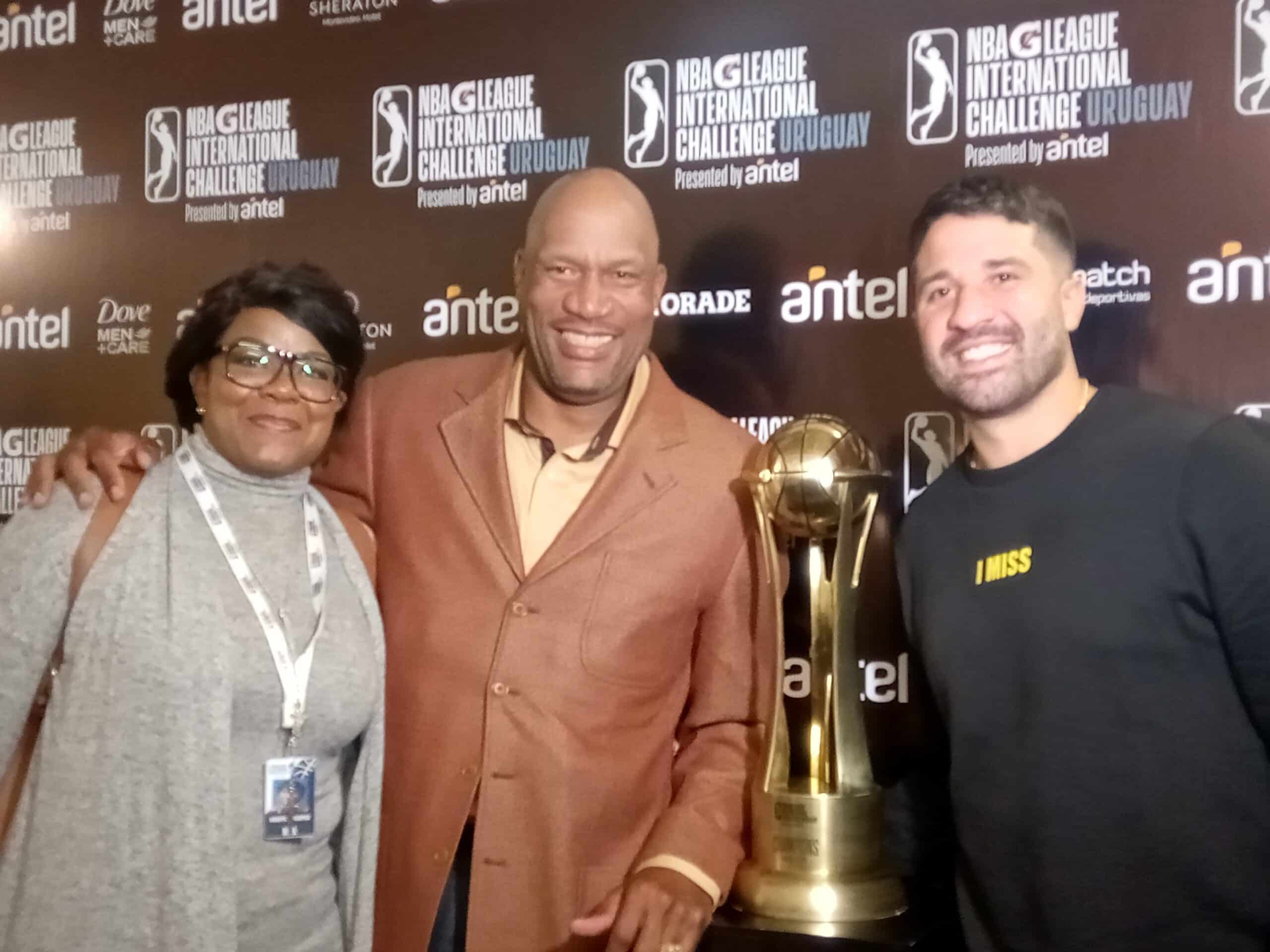Ron Harper, Sheryl Swoopes y Greivis Vásquez se juntan en Uruguay