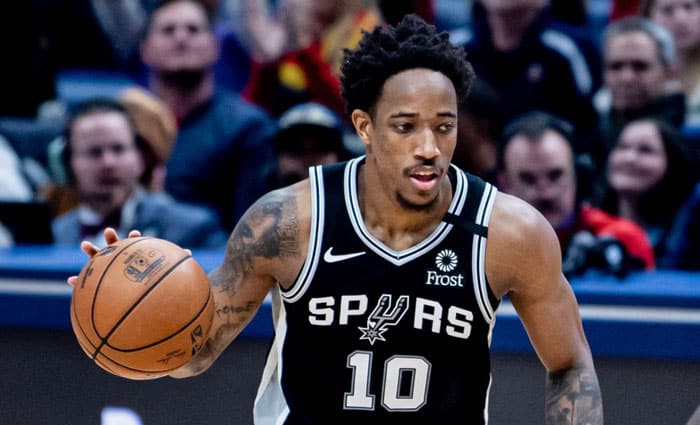Posibles destinos para un descontento DeMar DeRozan