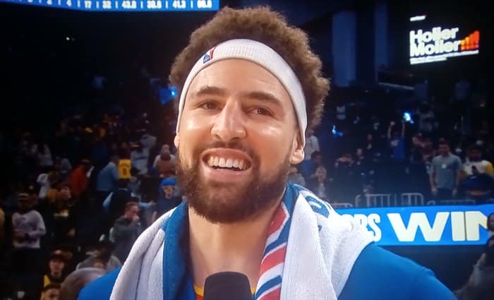 Klay Thompson alcanza los 2.000 triples anotados