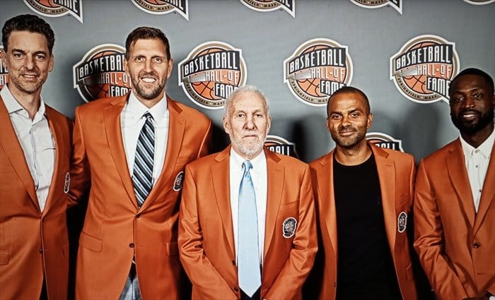 Gasol, Nowitzki, Wade, Parker y Popovich se enfundan sus chaquetas
