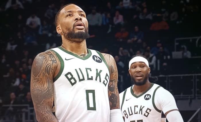 Lillard hace 45 puntos y 11 asistencias para salvar a los Bucks en Detroit
