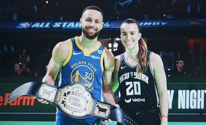 Stephen Curry vence a Sabrina Ionescu en un duelo de triples histórico