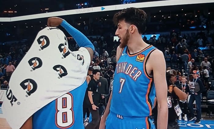 Exhibición de Chet Holmgren ante Utah Jazz