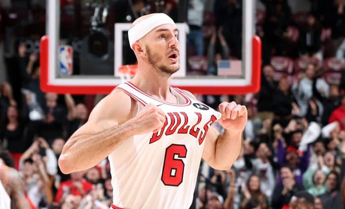 El jugador de Bulls Alex Caruso gana el premio Hustle