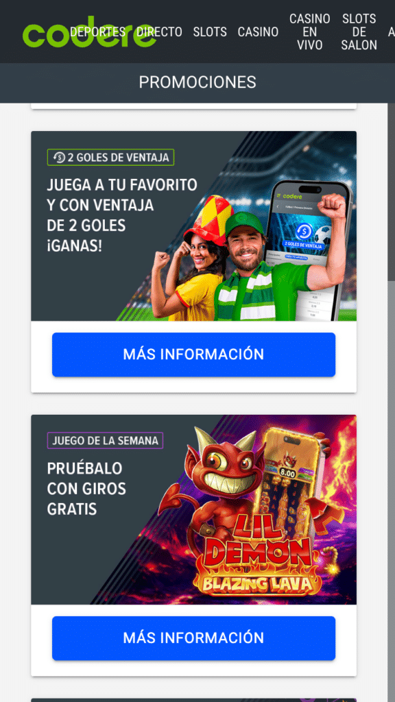 mejores promociones en codere espana