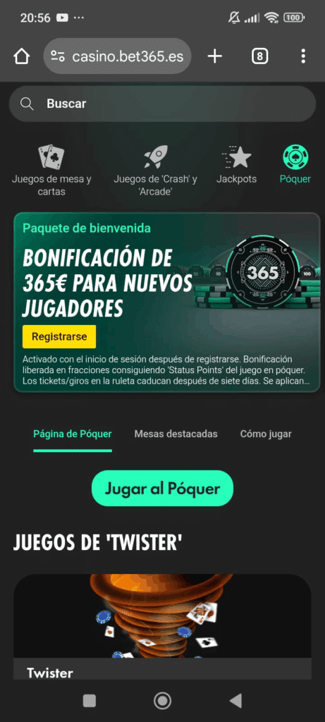 bono de registro bet365 casino