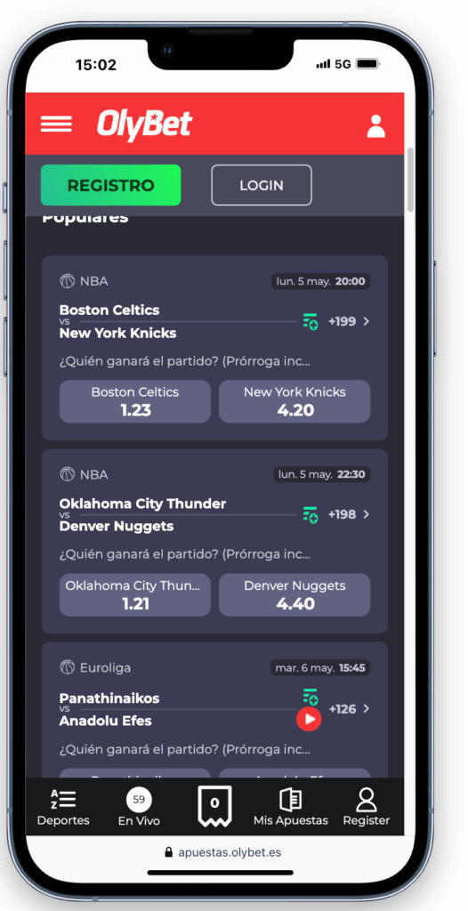 apuestas en baloncesto en olybet 