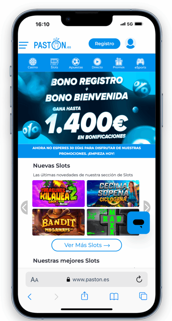 paston es una de las mejores nuevas casas de apuestas en España