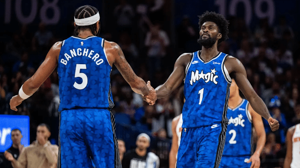 Orlando Magic gana su duelo ante Atlanta por el Play-In y avanza a los Playoffs de la NBA 1 Orlando Magic. Créditos a Jeremy Reper-Imagn Images