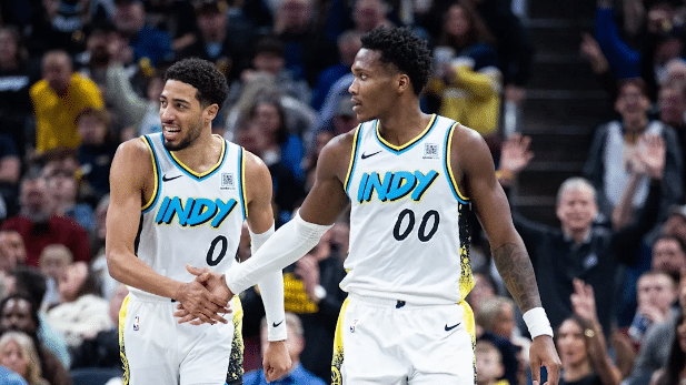 Milwaukee Bucks vs Indiana Pacers. Créditos a Trevor Ruszkowski-Imagn Images