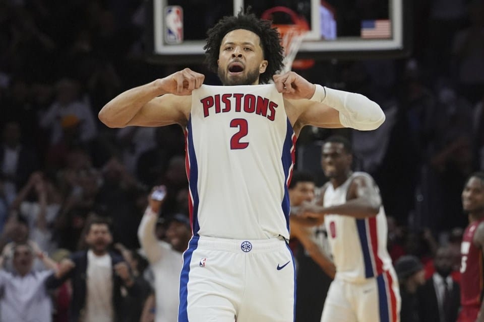 Detroit Pistons. AP Photo/Marta Lavandier
