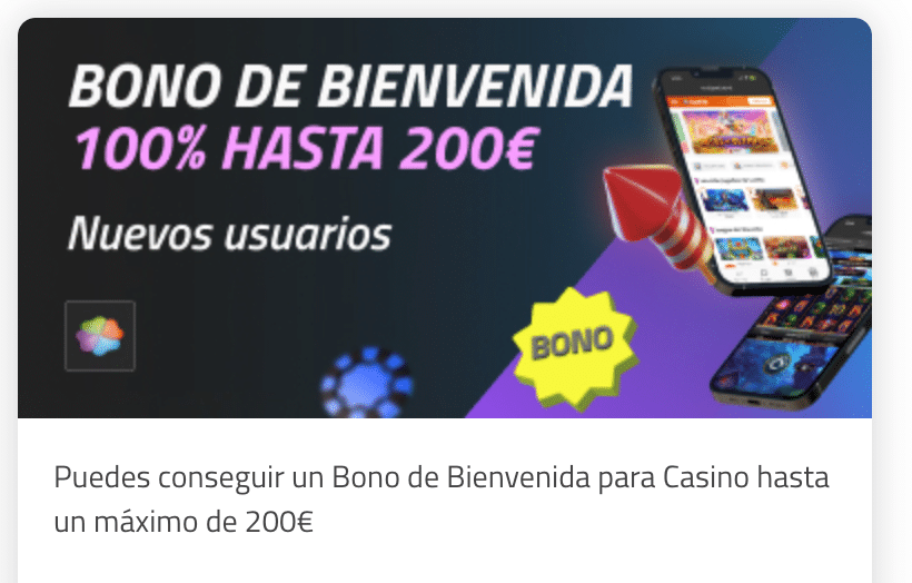 bono de bienvenida de casino Luckia
