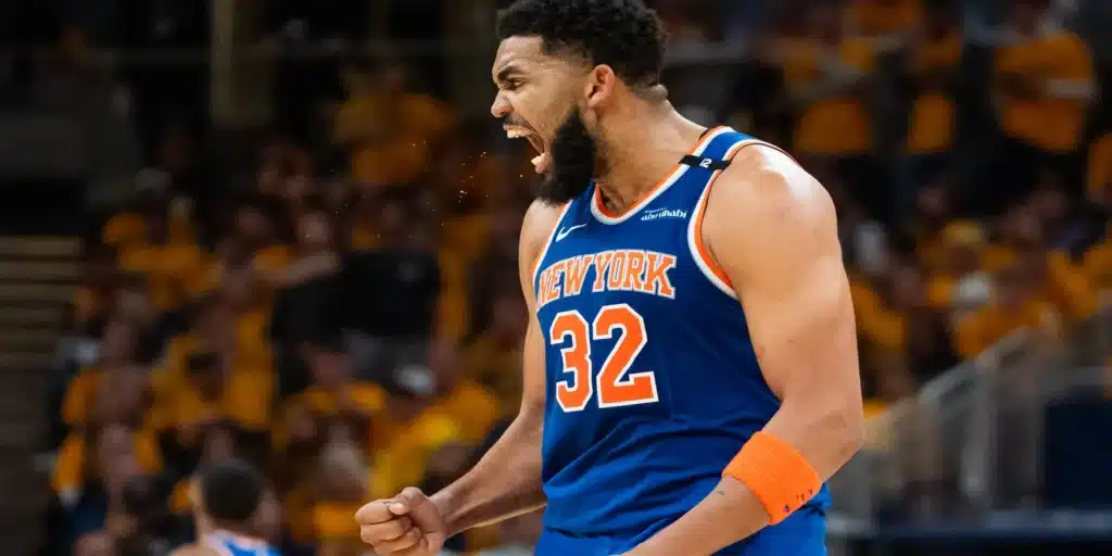 Karl-Anthony Towns lidera la remontada final de los Knicks en Indianápolis 1 New York Knicks. Mykal McEldowney/IndyStar