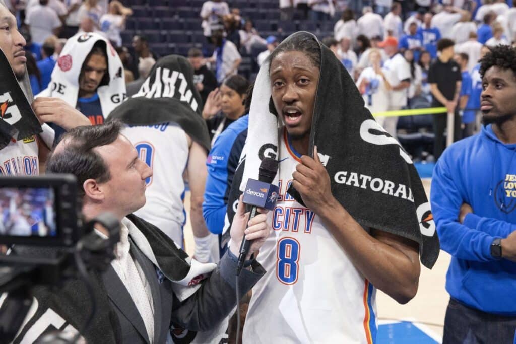 Jalen Williams es multado por la NBA debido al uso de una camiseta obscena 1 Jalen Williams
