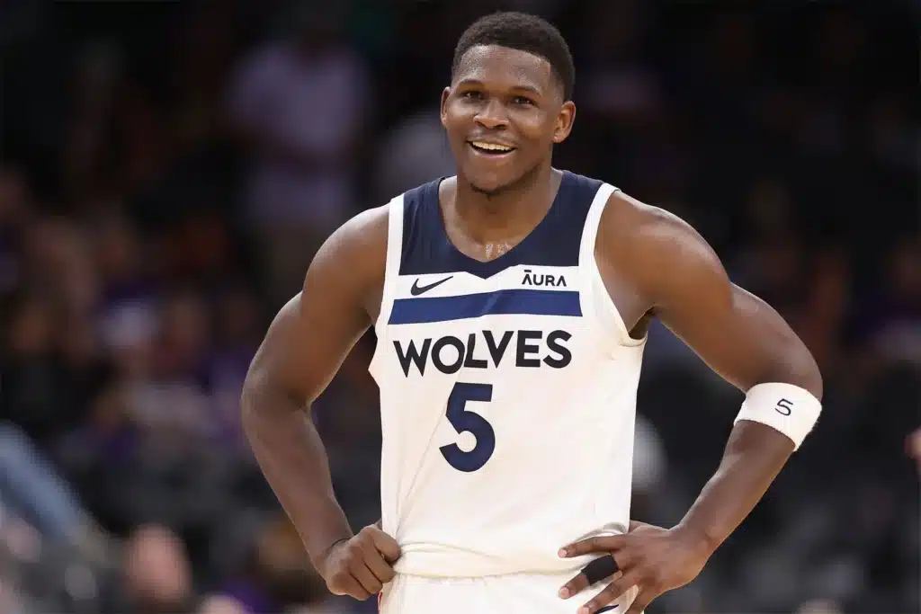 Anthony Edwards está a 17 puntos de romper marca en Playoffs de Minnesota Timberwolves 1 Anthony Edwards
