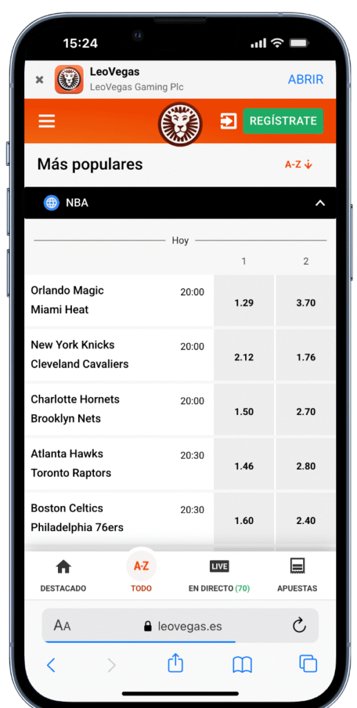 apuestas nba en leovegas
