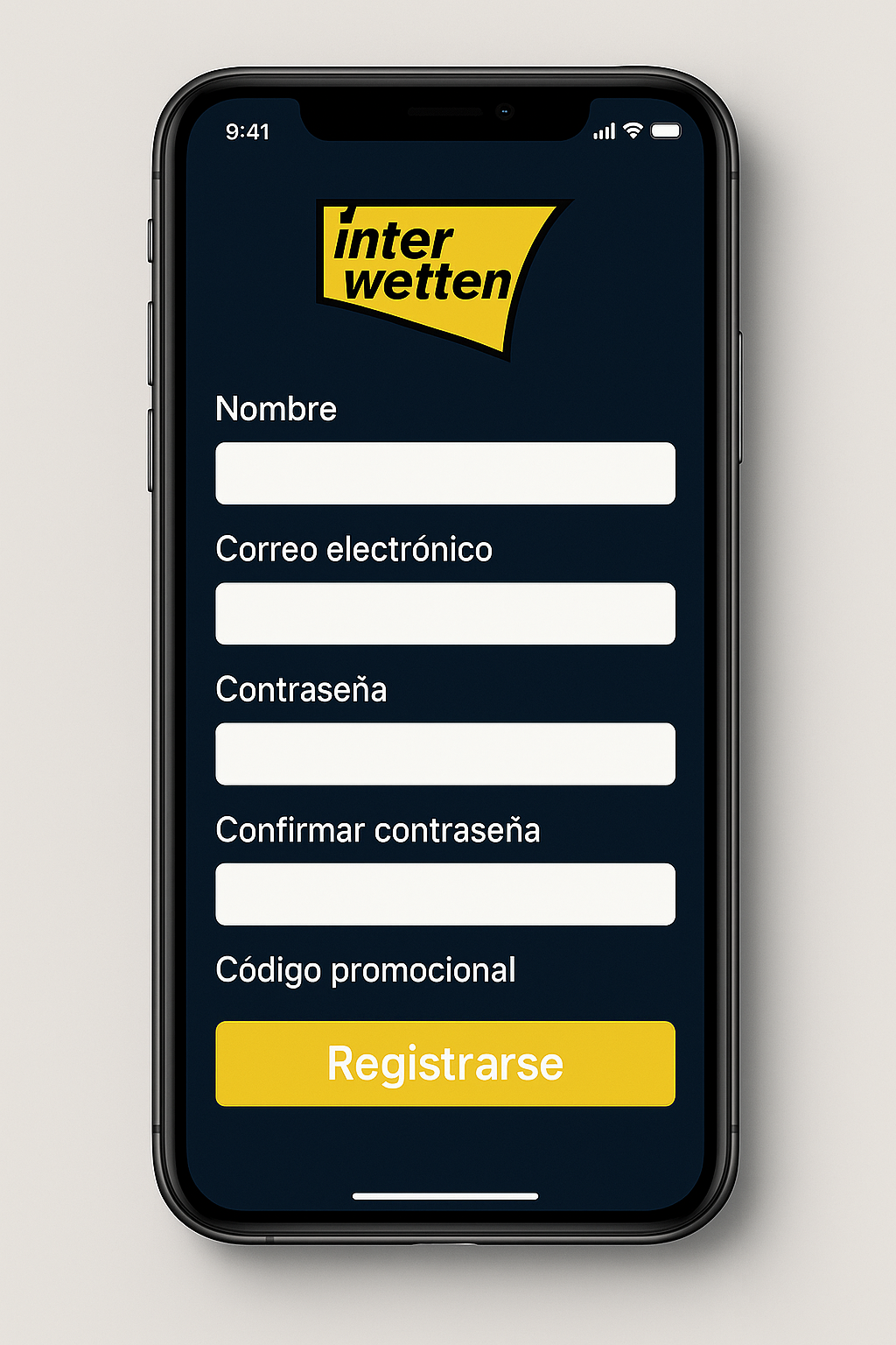 interwetten registrarse