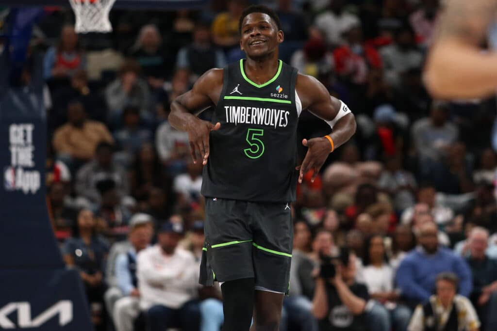 Anthony Edwards contra la historia a sus 23 años en los Playoffs 1 usatsi 25900091