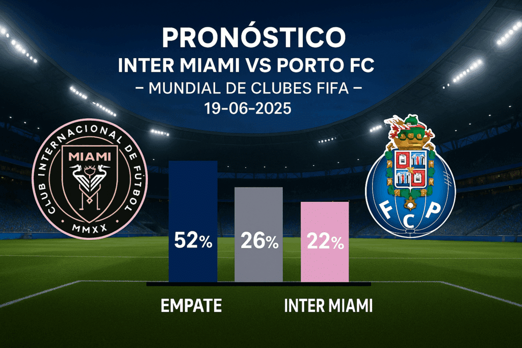 Pronóstico Inter Miami vs Porto FC – Mundial de Clubes FIFA (19/06/2025)
