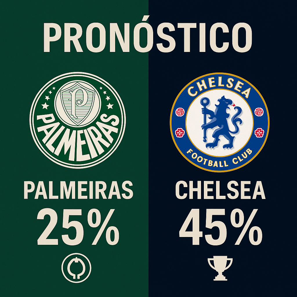 Pronóstico Palmeiras vs Chelsea (04/07/2025): Mundial de Clubes