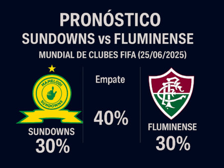 Pronóstico Mamelodi Sundowns vs Fluminense – Mundial de Clubes FIFA (25/06/2025)