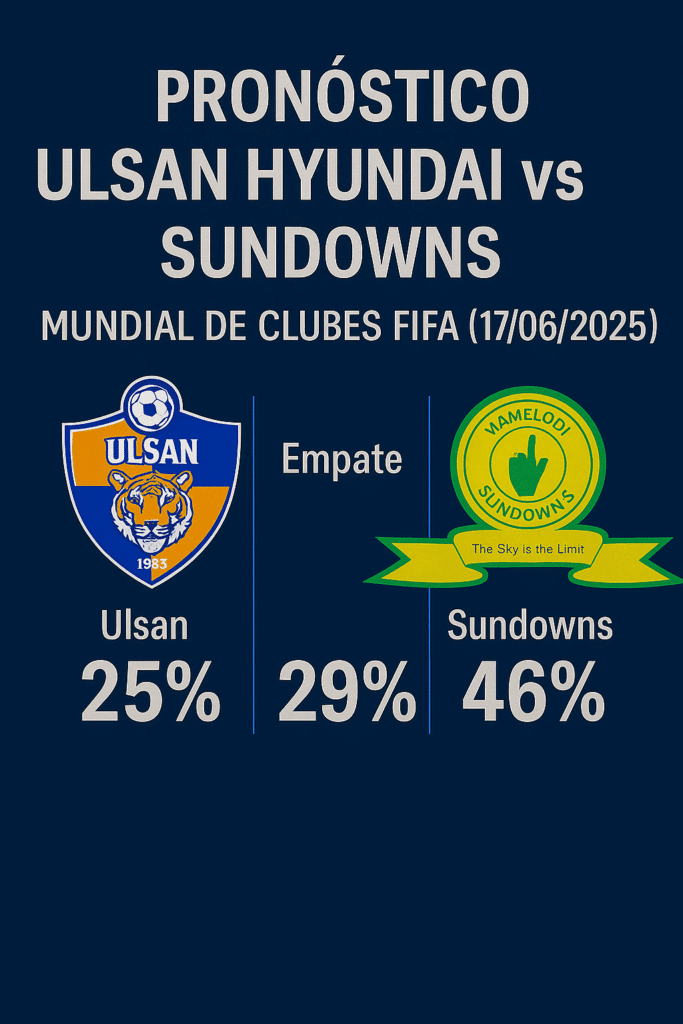 Pronóstico Ulsan Hyundai vs Sundowns