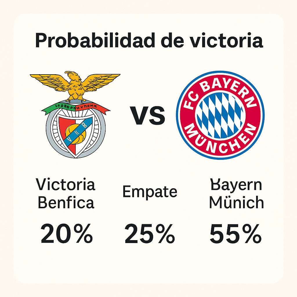 Pronóstico Benfica vs Bayern Múnich – Mundial de Clubes FIFA (24/06/2025) 2 Pronóstico Benfica vs Bayern Múnich – Mundial de Clubes FIFA (24/06/2025)