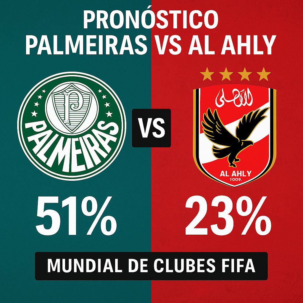 Pronóstico Palmeiras vs Al Ahly – Mundial de Clubes FIFA (19/06/2025)