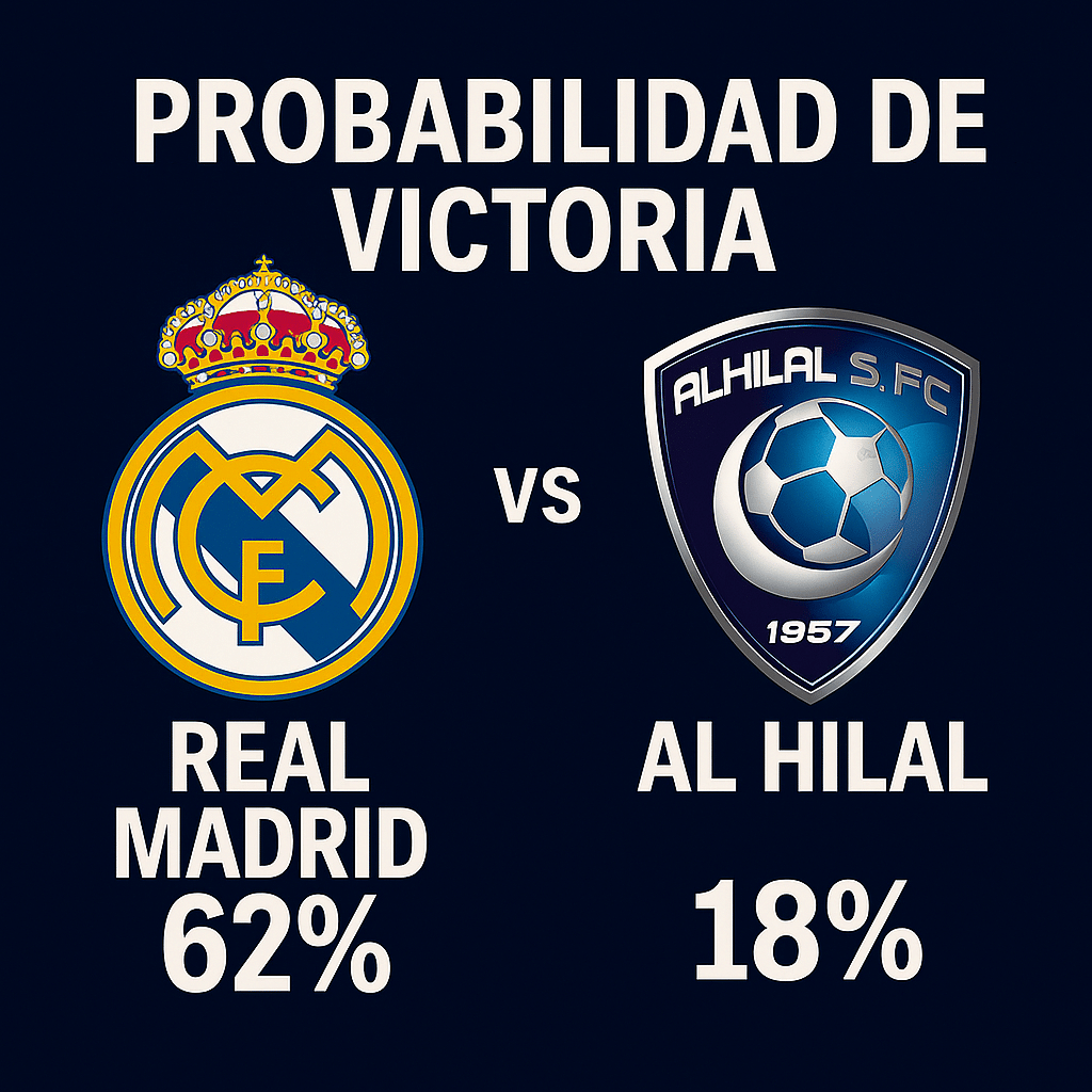 Pronóstico Real Madrid vs Al Hilal – Mundial de Clubes FIFA (18/06/2025) 7 Pronóstico Real Madrid vs Al Hilal: Mundial de Clubes FIFA (18/06/2025)
