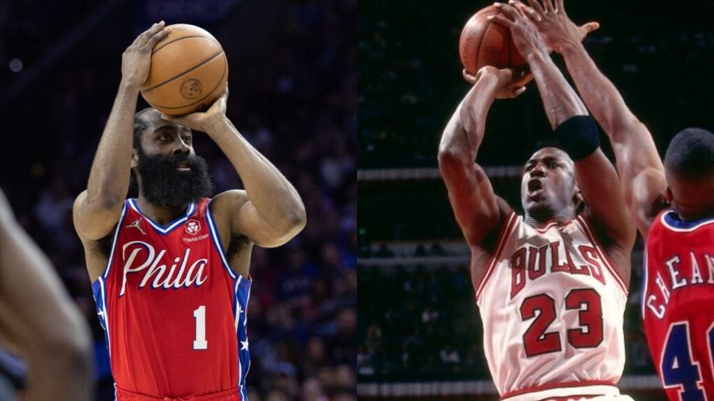 Michael Jordan y James Harden