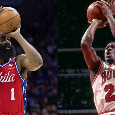 25-5-5: ¿Qué estrella supera a Michael Jordan y Harden en este hito?