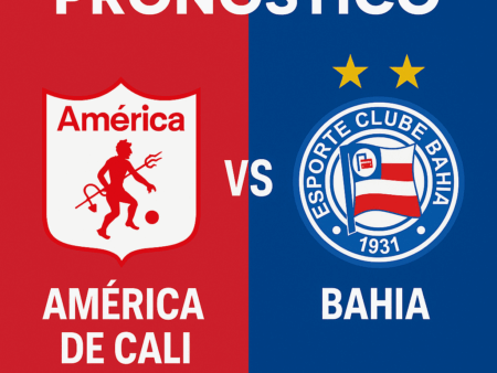 Pronóstico América de Cali vs Bahía – Copa Sudamericana (22/07/25)