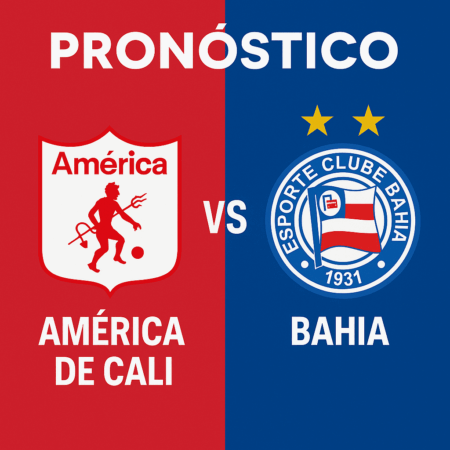 Pronóstico América de Cali vs Bahía – Copa Sudamericana (22/07/25)