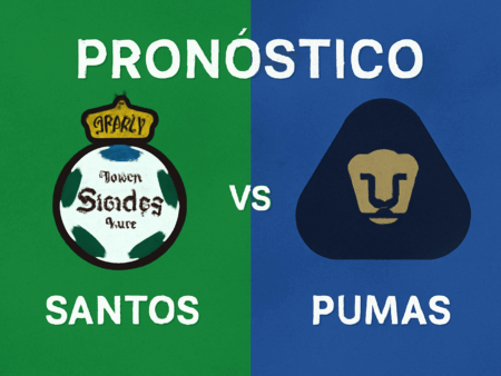 Pronóstico Santos vs Pumas UNAM – Liga MX (12/07/2025)