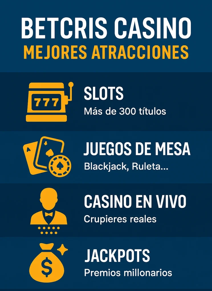 mejores casinos con bonos bienvenida: betcris