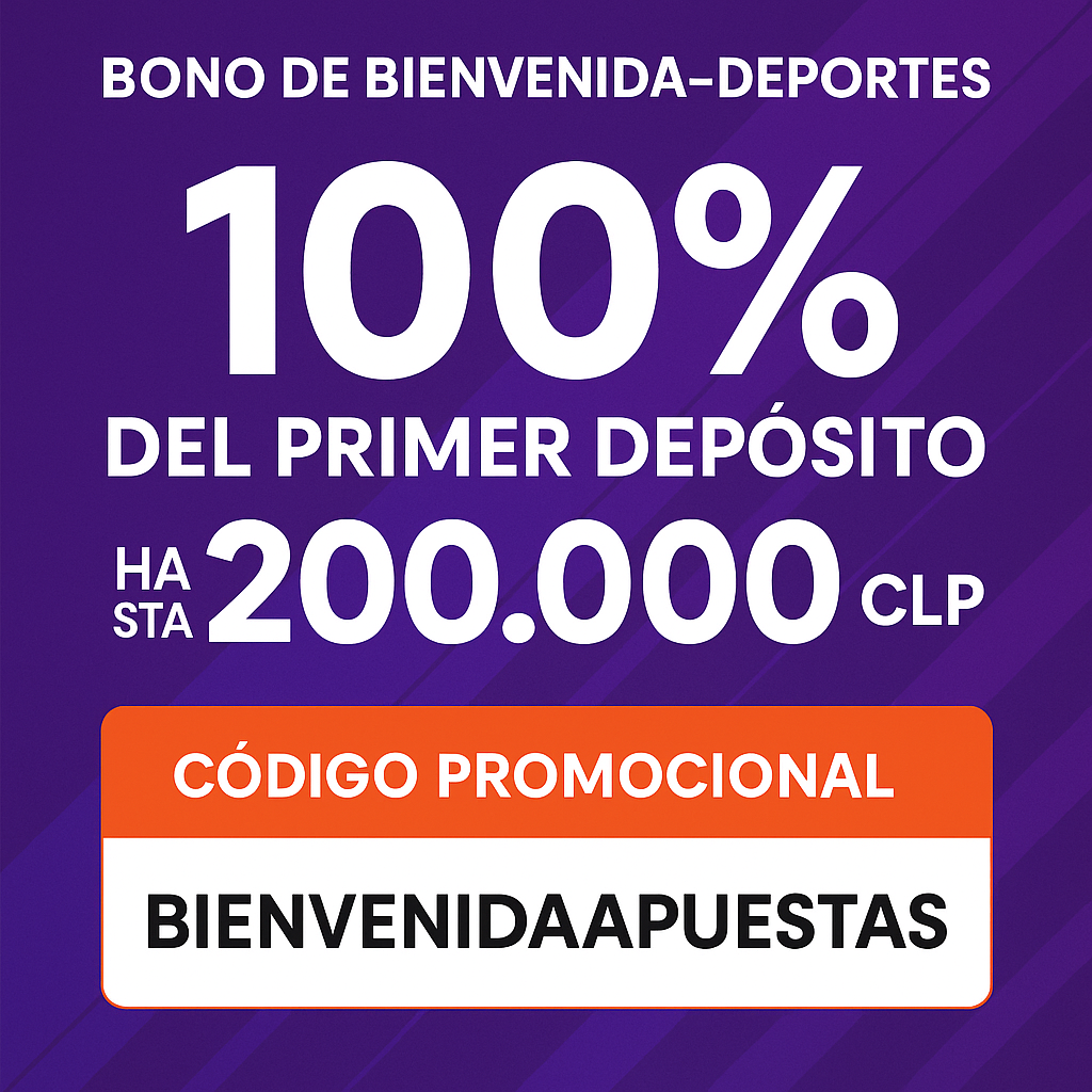 Código Promocional TonyBet BIENVENIDAAPUESTAS: Hasta $200.000 CLP 8 bono de bienvenida tonybet chile: hasta 200.000 CLP