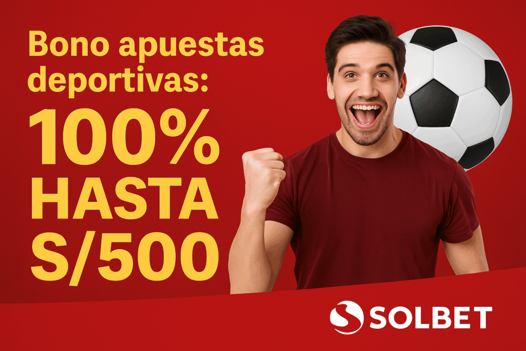 bono de apuestas deportivas en Solbet Perú