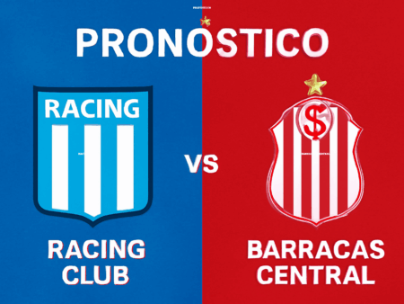 Pronóstico Racing Club vs Barracas Central – Liga Argentina Clausura (13/07/2025)