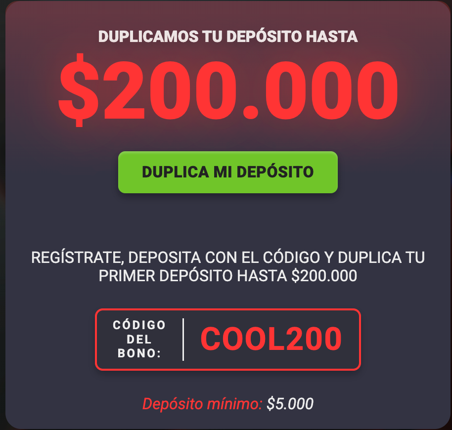 bono de bienvenida coolbet chile