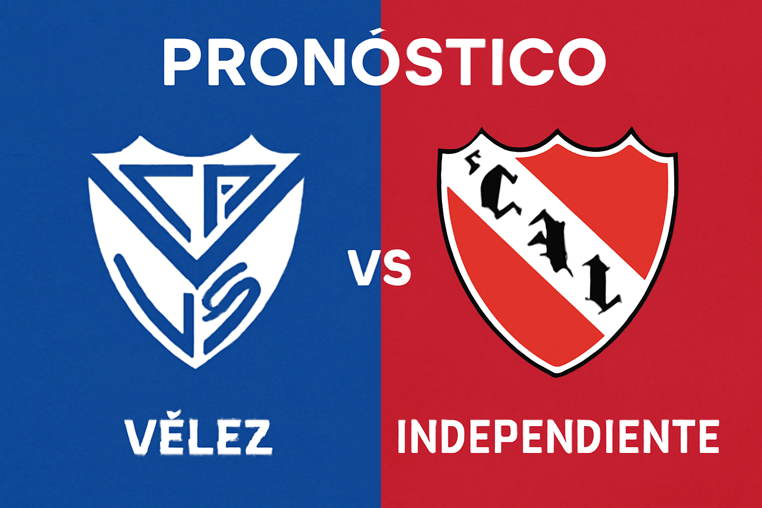 Pronóstico Vélez vs Independiente - Liga Argentina (17/08/2025)