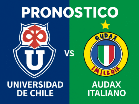 Pronóstico Universidad de Chile vs Audax Italiano – Liga de Primera (17/08/2025)