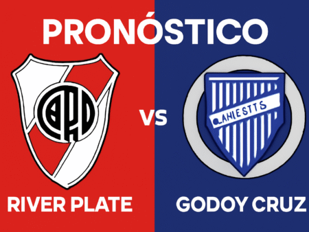 Pronóstico River Plate vs Godoy Cruz – Liga Argentina (17/08/2025)