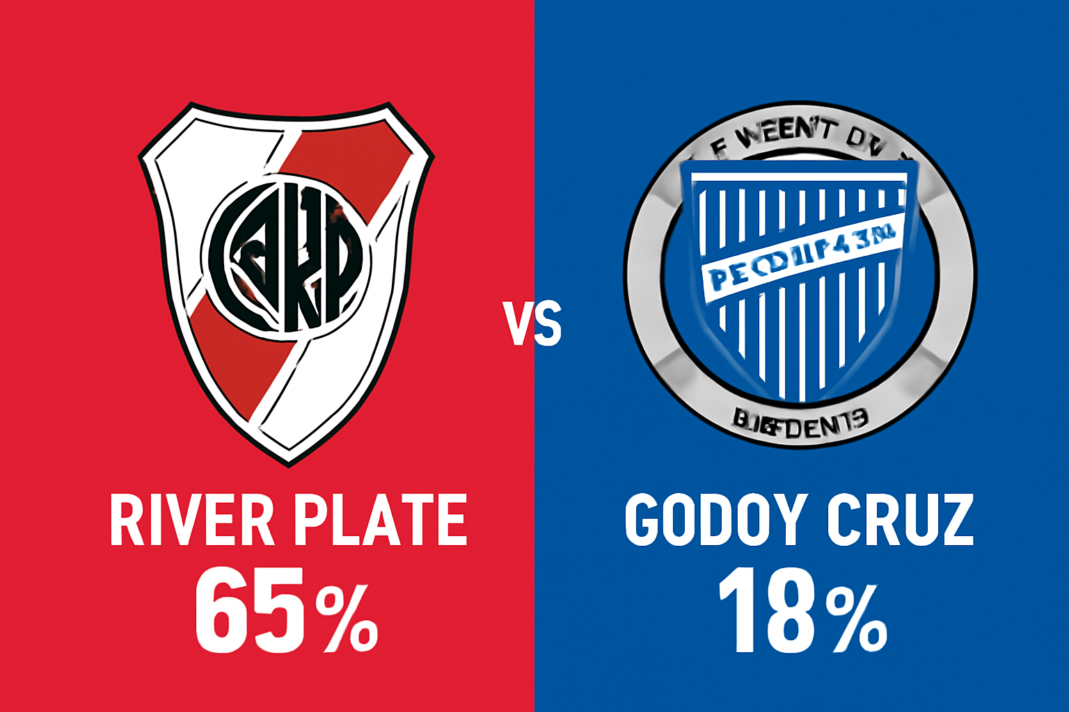 Pronóstico River Plate vs Godoy Cruz - Liga Argentina (17/08/2025)