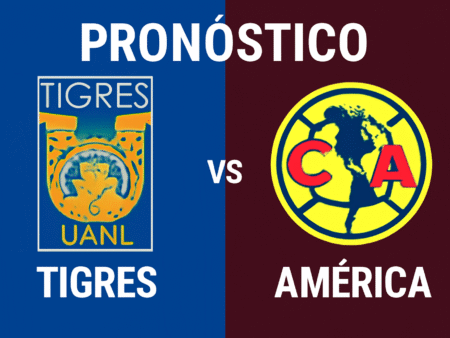 Pronóstico Tigres vs América – Liga MX (17/08/2025)